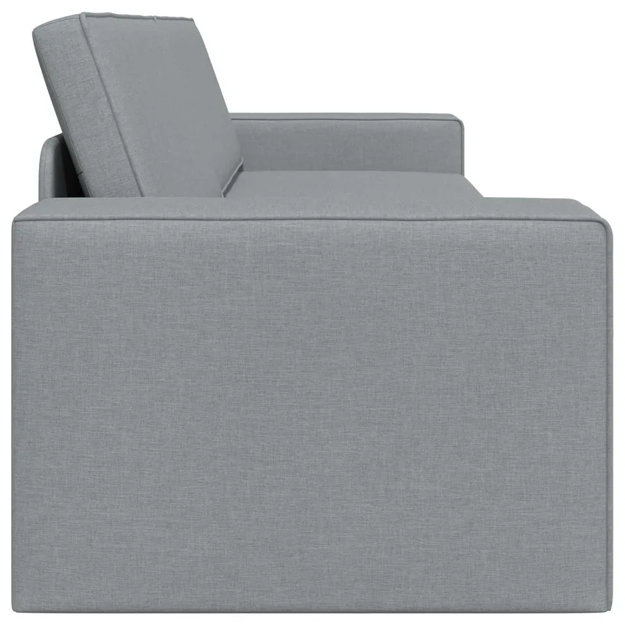 Canapé-Lit Gris clair 245 x 78 x 77 cm tissu - 6