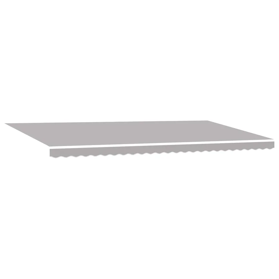 Auvent rétractable Gris clair 600 × 350 cm - 4