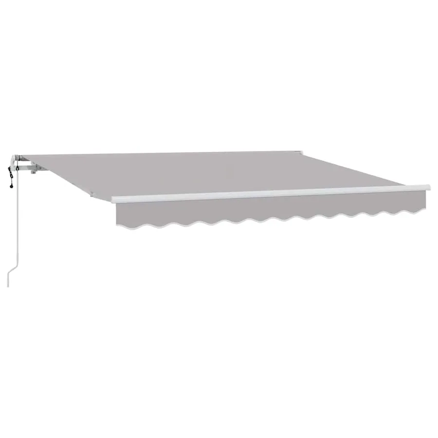 Auvent Rétractable Gris clair 300 x 200 cm tissu - 2