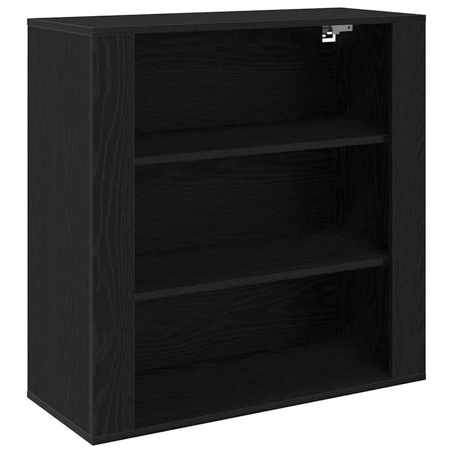 Haut Armoire Chêne noir 80 x 33 x 150 cm Bois d'ingénierie - 6