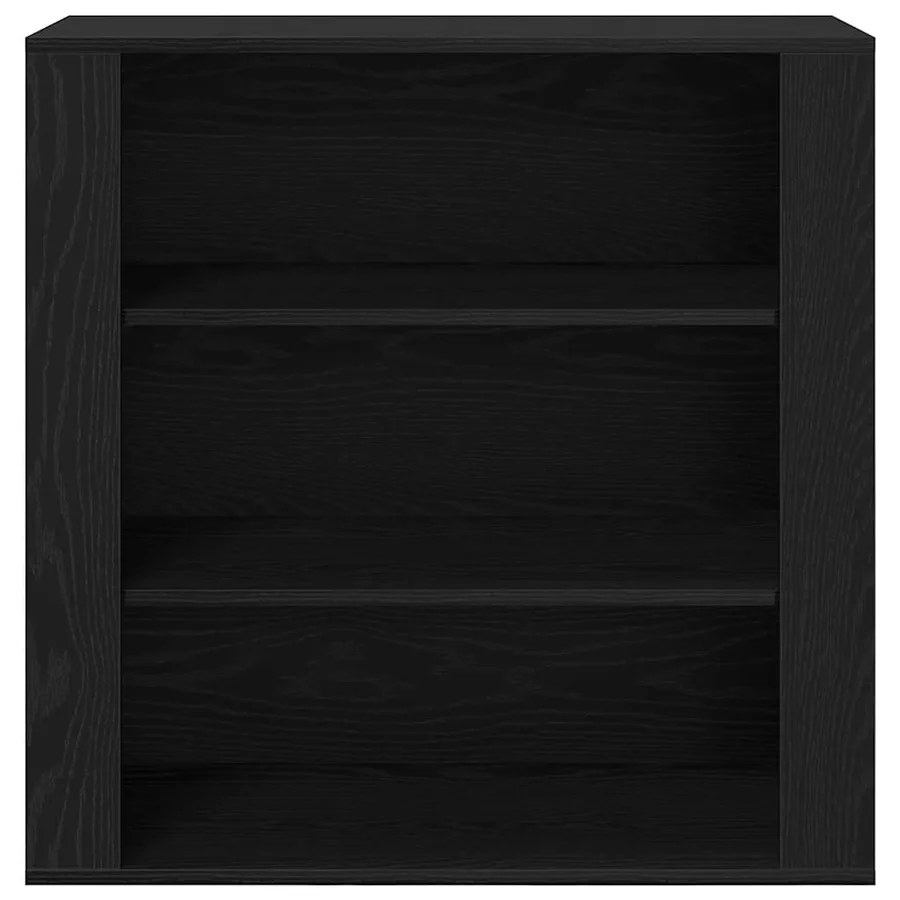 Haut Armoire Chêne noir 80 x 33 x 150 cm Bois d'ingénierie - 7