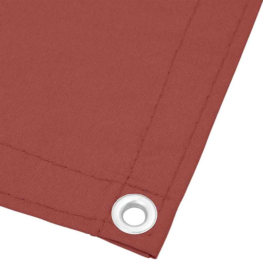 Paravent de balcon couleur terre cuite 75 x 800 cm 100 % polyester Oxford - 4