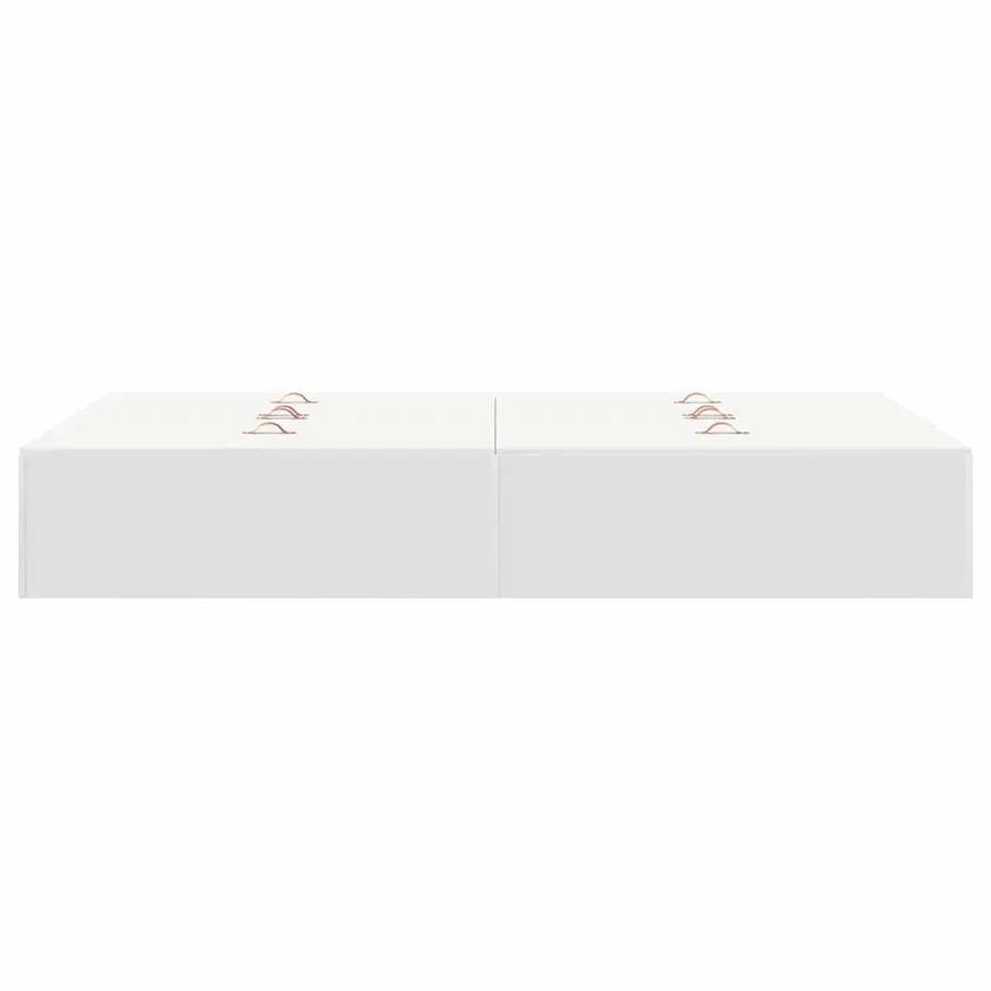 Cadre de lit avec rangement avec stockage Blanc 120 x 200 cm - 7