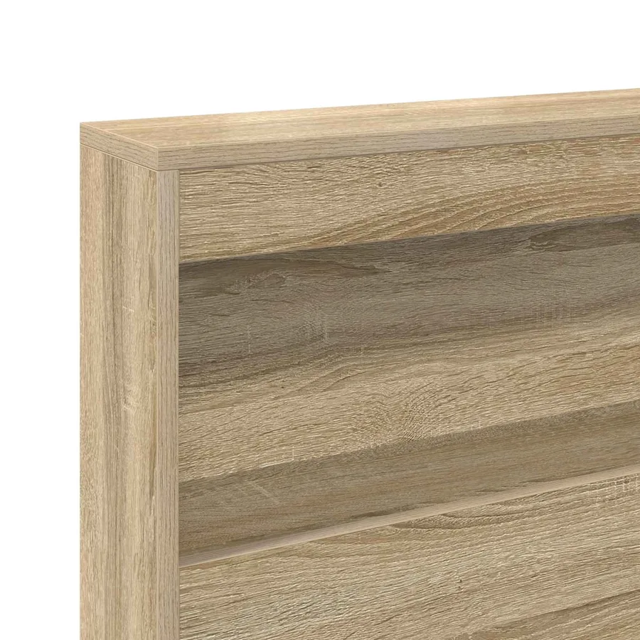 Tête de lit de rangement Chêne Sonoma 100 cm Bois d'ingénierie - 9