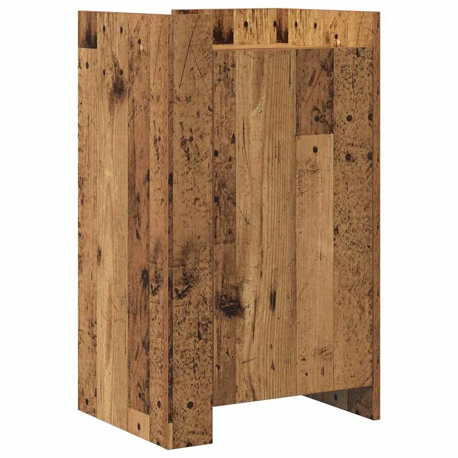 Buffet Bois ancien 45 x 35 x 75 cm - 2
