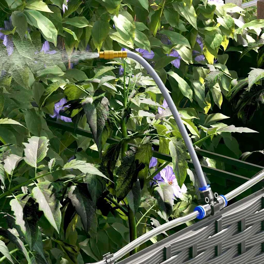 Cache-pot de jardin 2 pc Noir 80 x 40 x 37,5 cm PP - 5