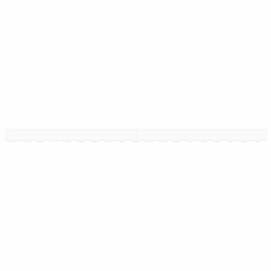 Remplacement de lambrequin Blanc 4 m Polyester - 4
