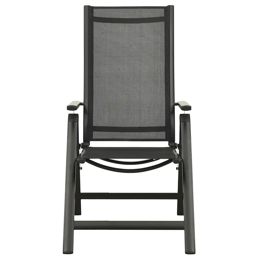 Ensemble de bistro 5 pcs noir et anthracite - 5