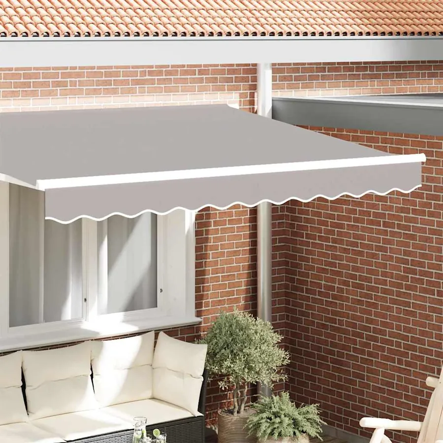 Remplacement de lambrequin Gris clair 3,5 m Polyester