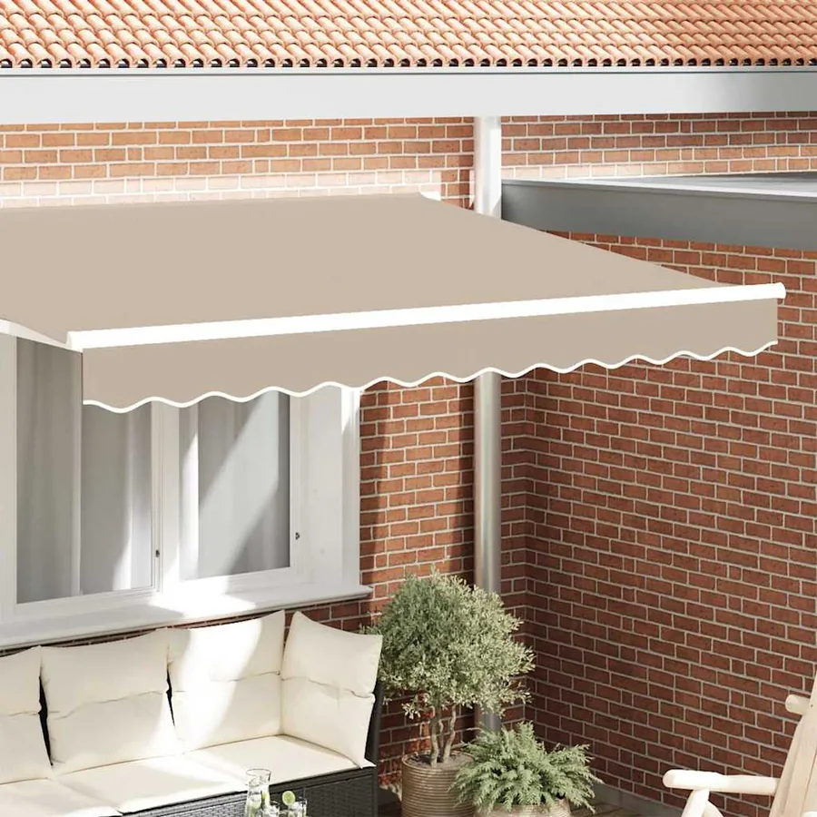 Remplacement de lambrequin Beige 3,5 m Polyester