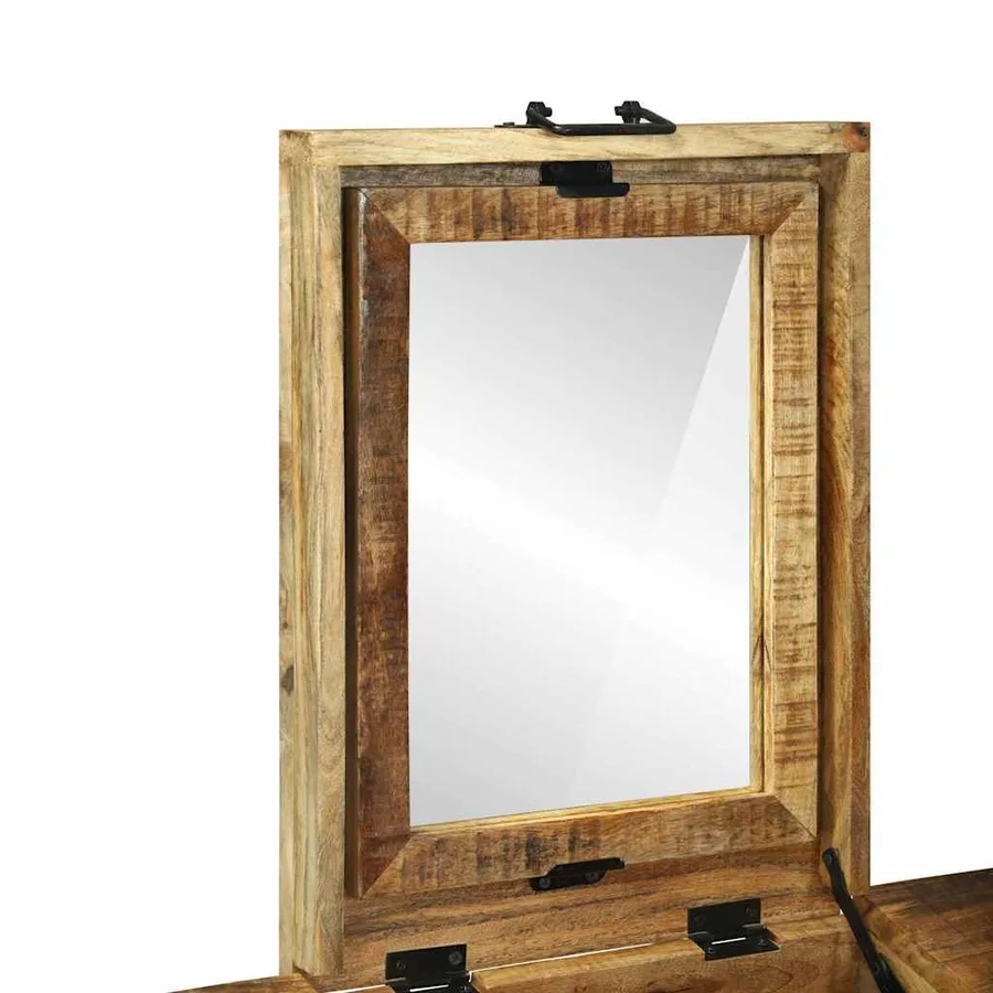 Tables de maquillage pour chambre Bois de manguier massif - 11