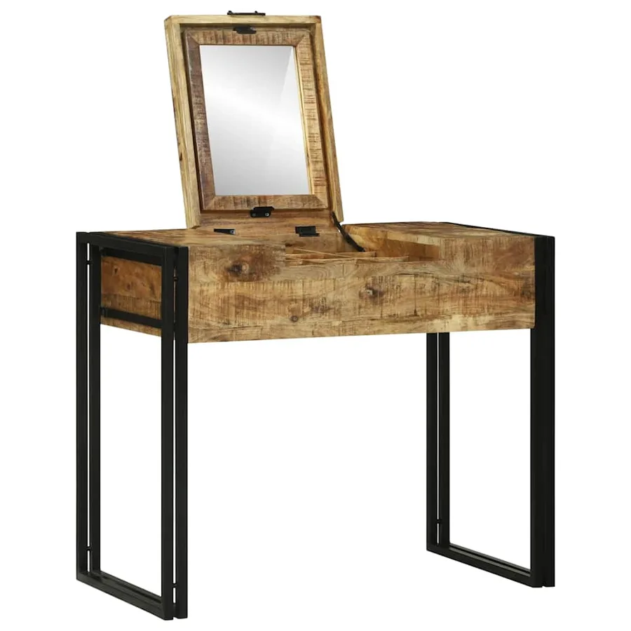 Tables de maquillage pour chambre Bois de manguier massif - 3