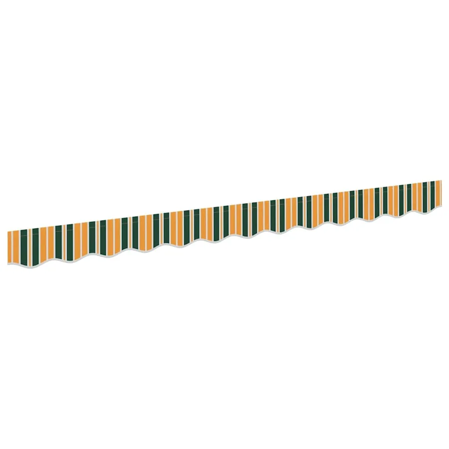Remplacement de lambrequin Vert et jaune 2,5 m Polyester - 2