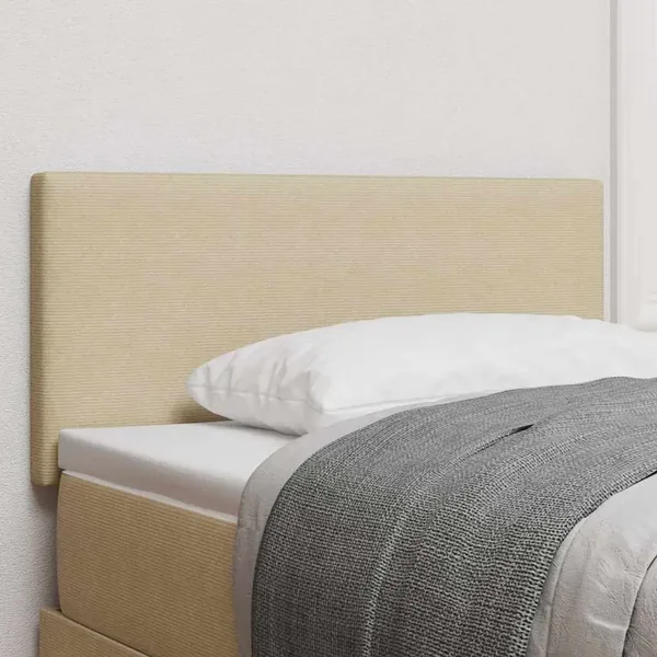 Tête de lit Gris Vert Clair 80 cm Tissu en velours côtelé