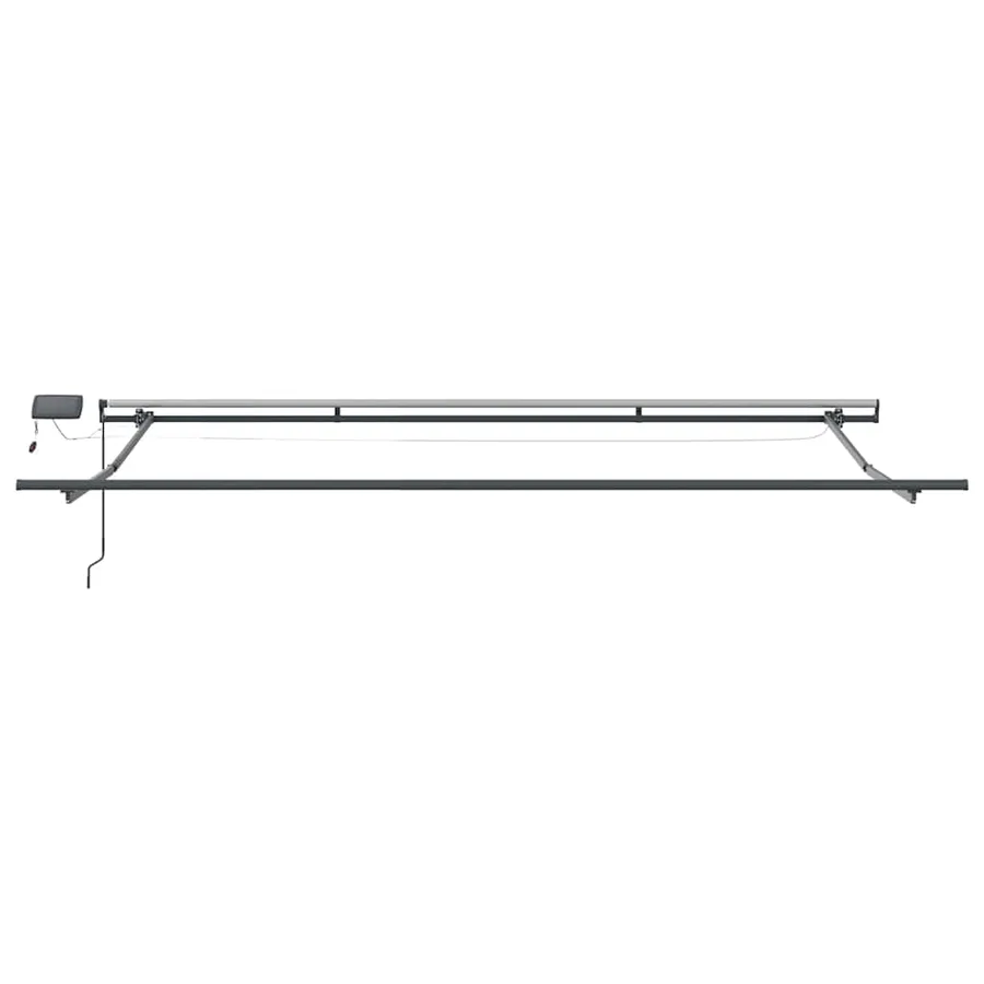Auvent rétractable Vert et blanc 400 × 300 cm - 9