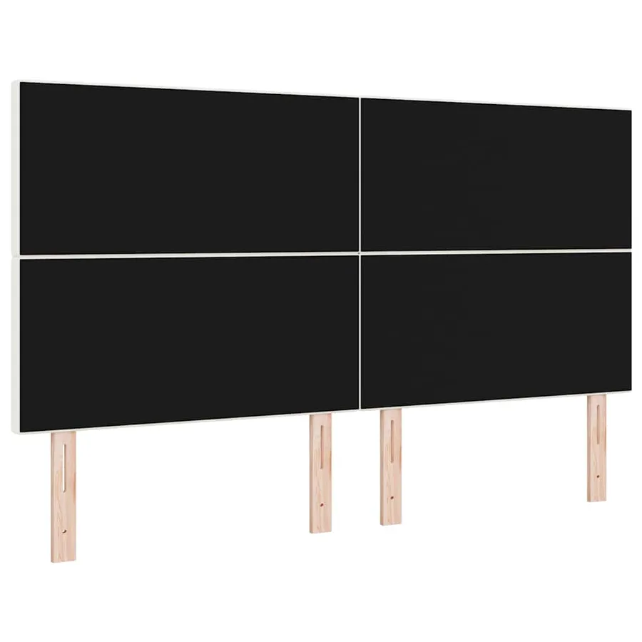 Tête de lit Crème 180 cm Tissu en velours côtelé - 6