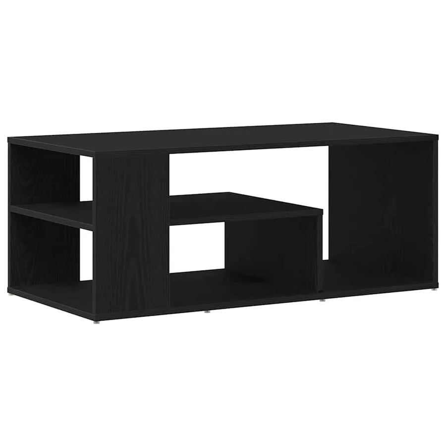Table basse Chêne noir 100 x 50 x 40 cm Bois d'ingénierie - 2