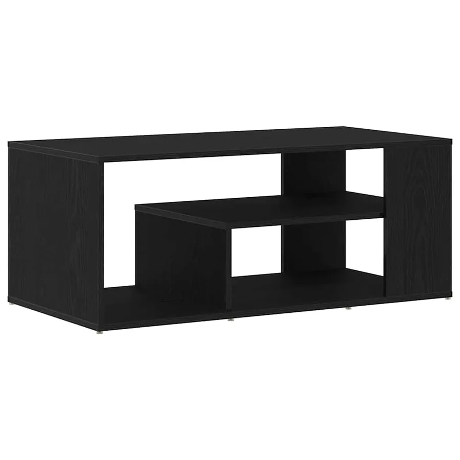 Table basse Chêne noir 100 x 50 x 40 cm Bois d'ingénierie - 5