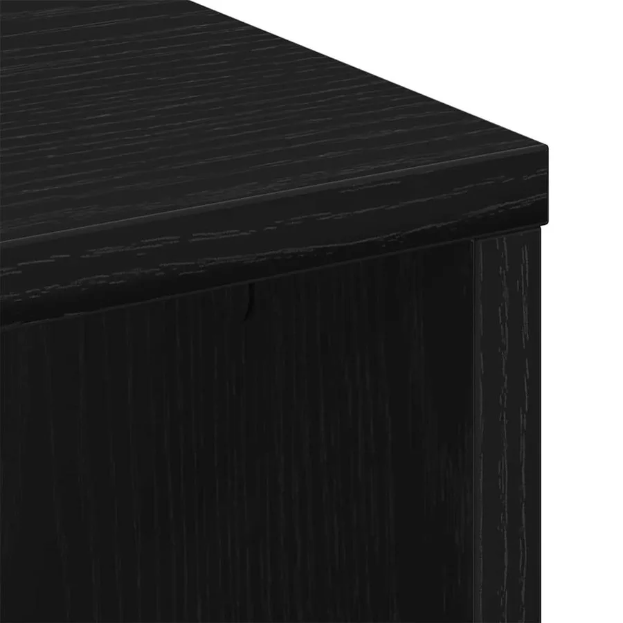 Table basse Chêne noir 100 x 50 x 40 cm Bois d'ingénierie - 7