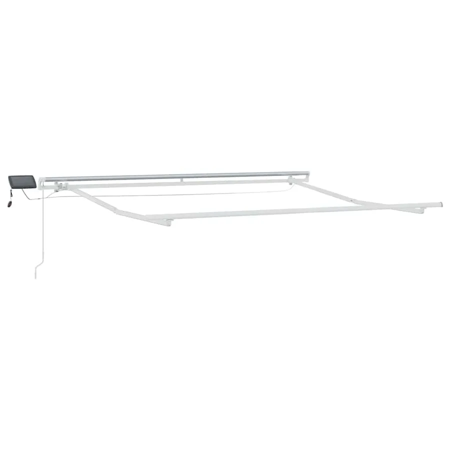 Auvent rétractable Vert et blanc 300 x 250 cm - 5