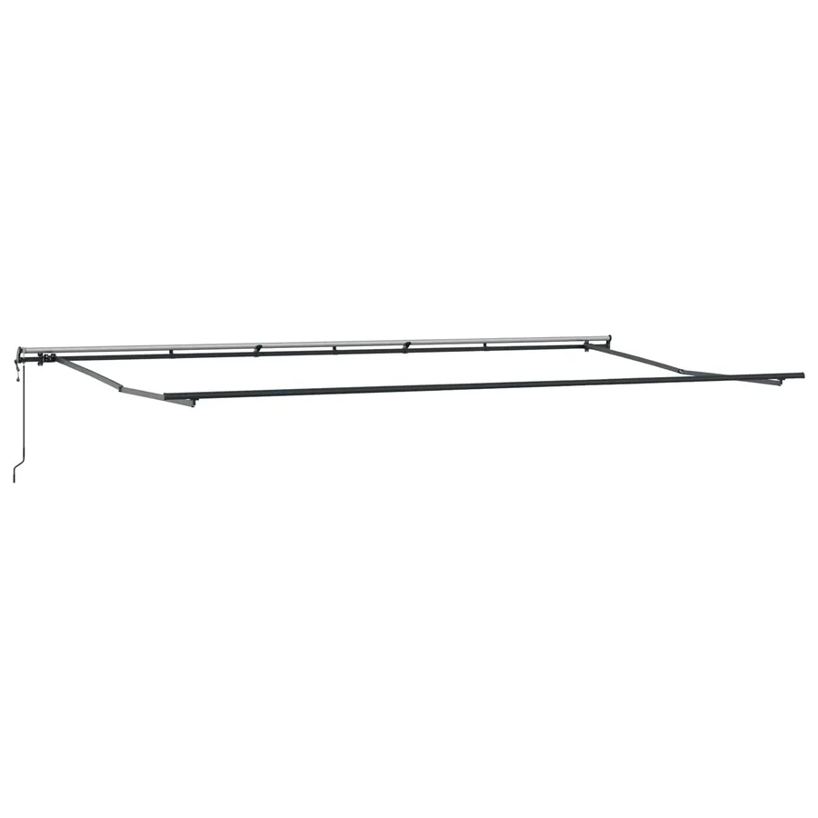 Auvent rétractable Vert et blanc 600 × 300 cm - 5