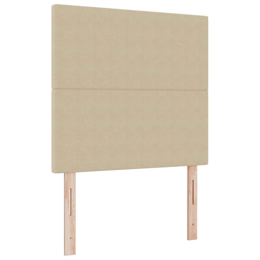 Tête de lit LED Vert gris 90 cm Tissu en velours côtelé - 2