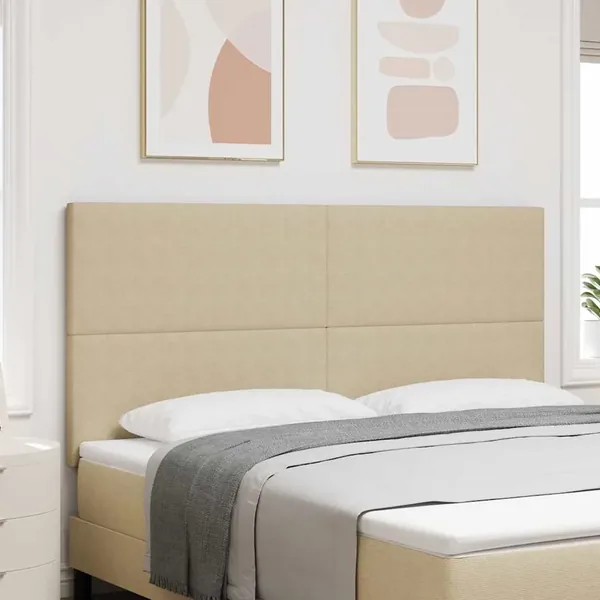 Tête de lit LED Vert gris 180 cm Tissu en velours côtelé