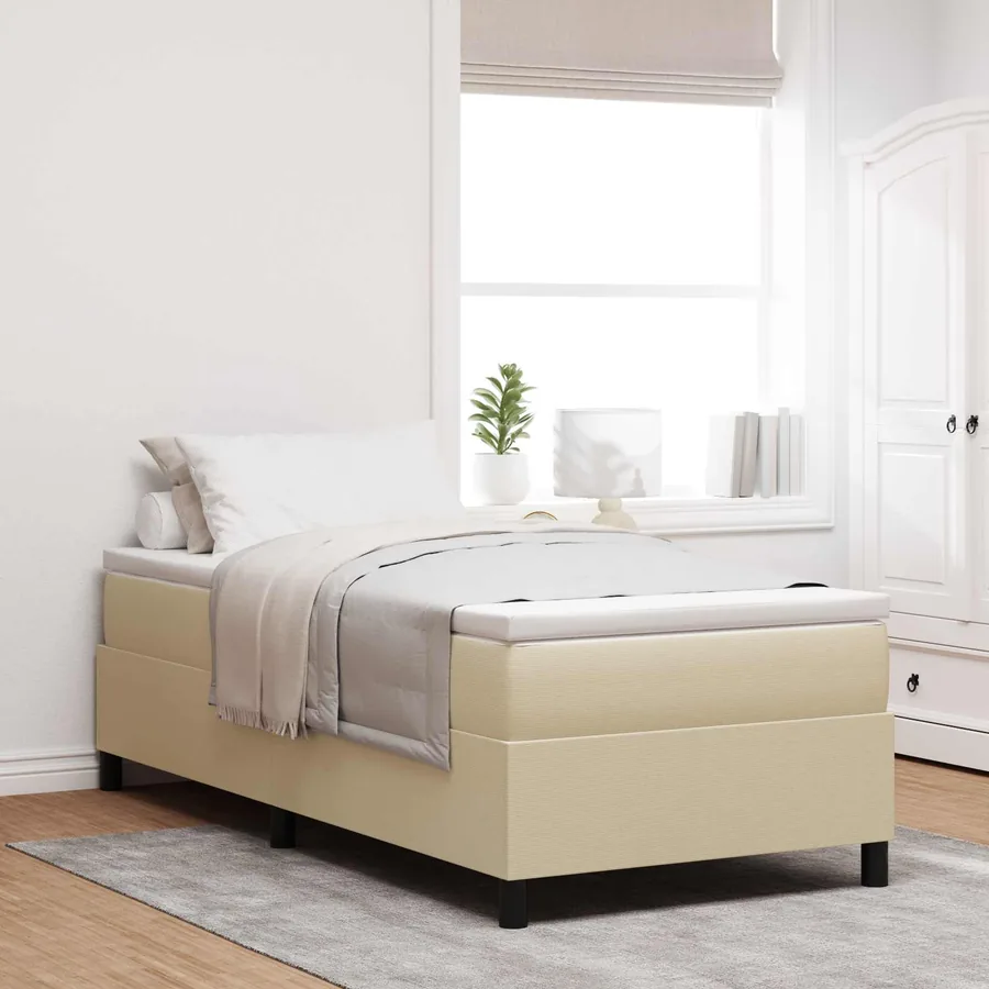 Cadre de lit plateforme Vert gris 80 x 200 cm