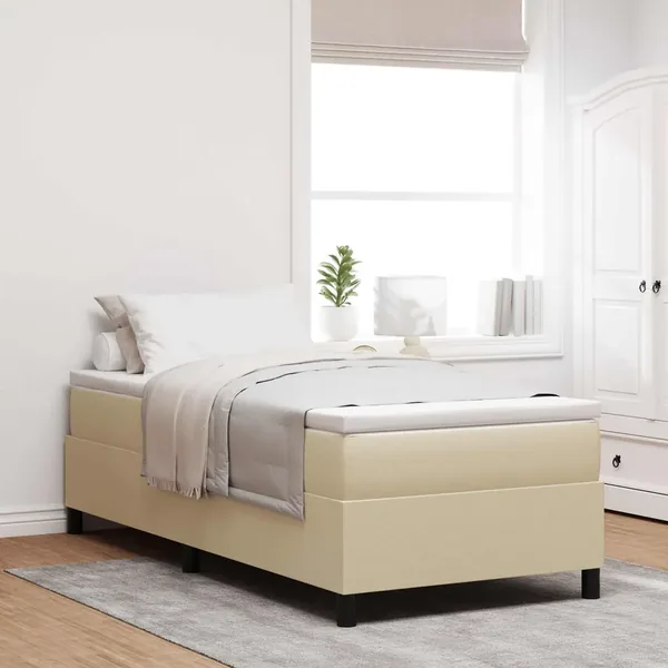 Cadre de lit plateforme Vert gris 80 x 200 cm