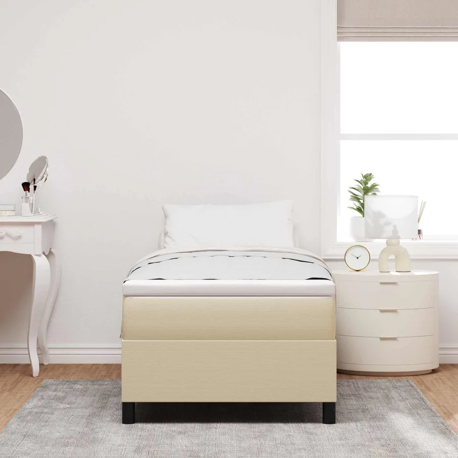Cadre de lit plateforme Vert gris 80 x 200 cm - 3