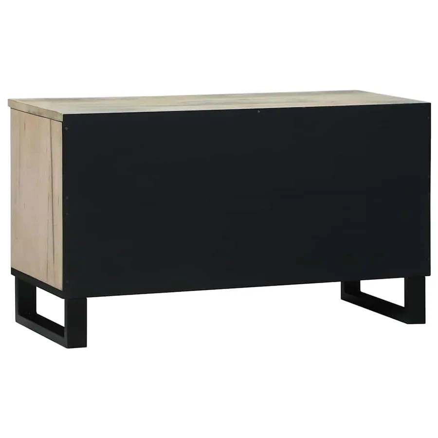 Unites TV avec tiroir Blanc 80 x 33 x 46 cm Bois d'ingénierie - 5