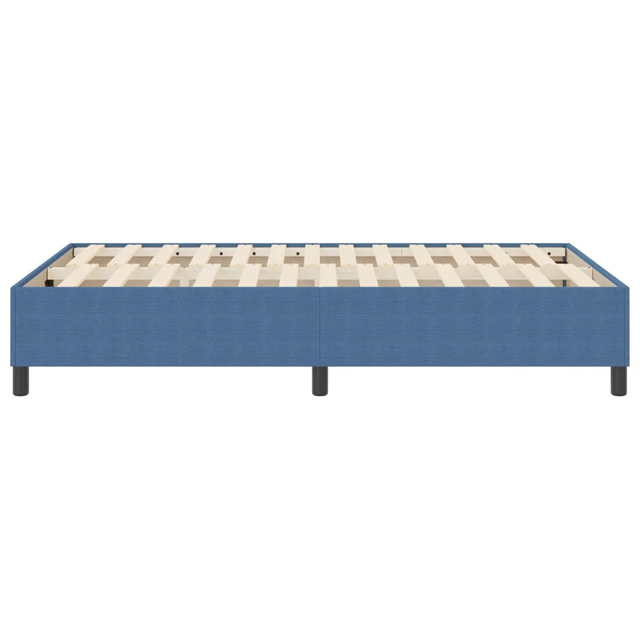 Cadre de lit plateforme Bleu 120 x 200 cm - 6