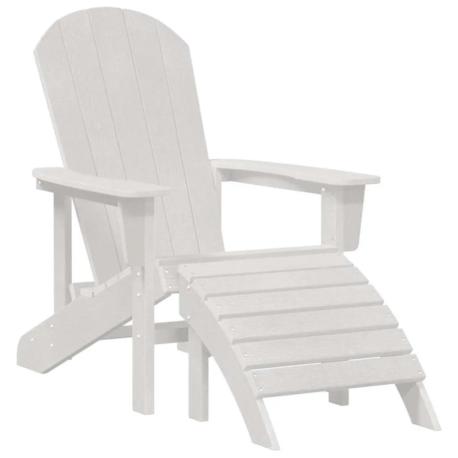 Chaise Adirondack Blanc 82 x 74 x 92 cm HDPE - 2