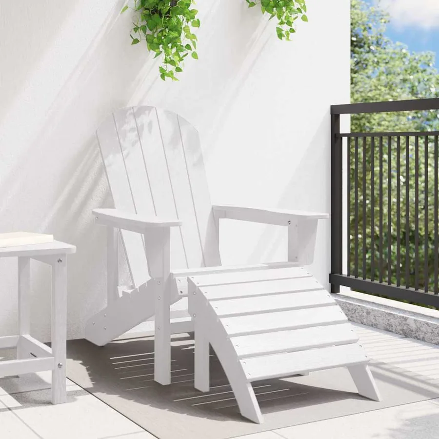 Chaise Adirondack Blanc 82 x 74 x 92 cm HDPE - 3