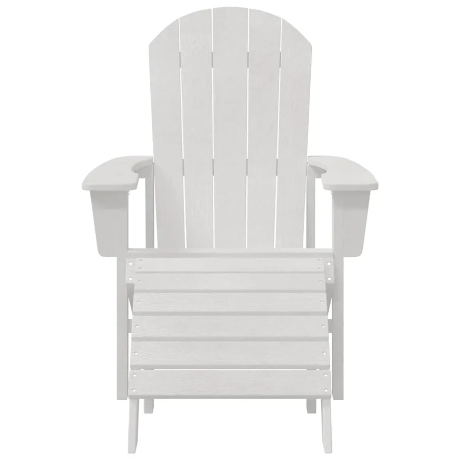Chaise Adirondack Blanc 82 x 74 x 92 cm HDPE - 4