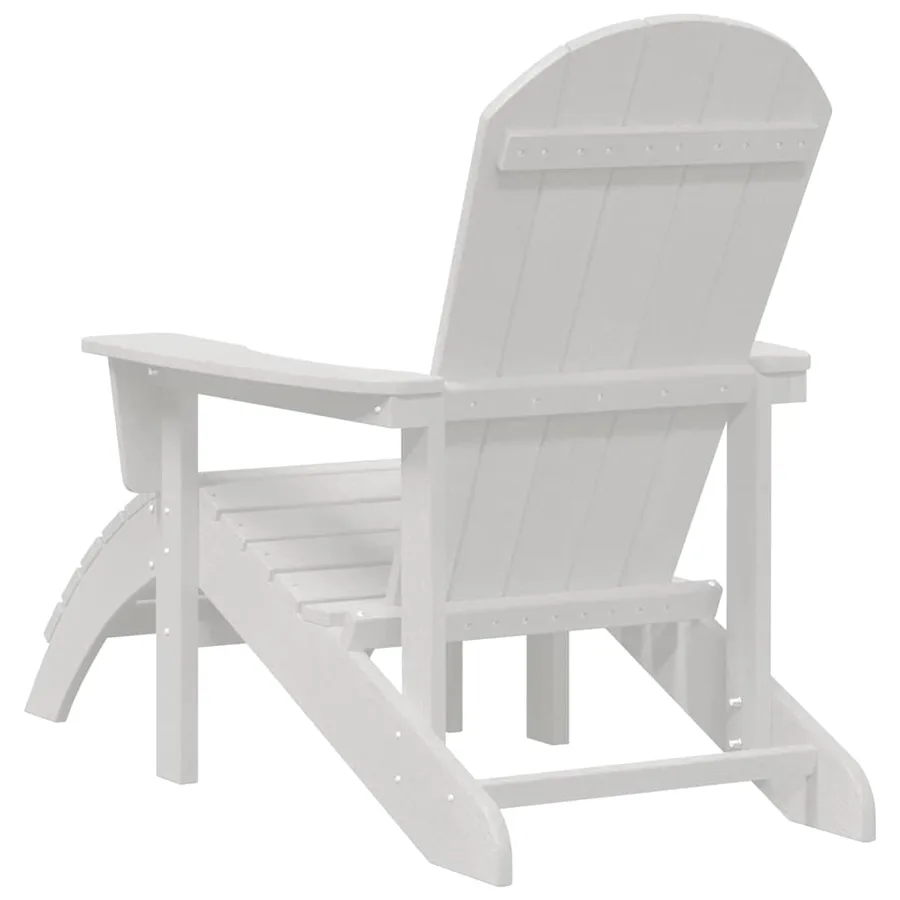 Chaise Adirondack Blanc 82 x 74 x 92 cm HDPE - 6