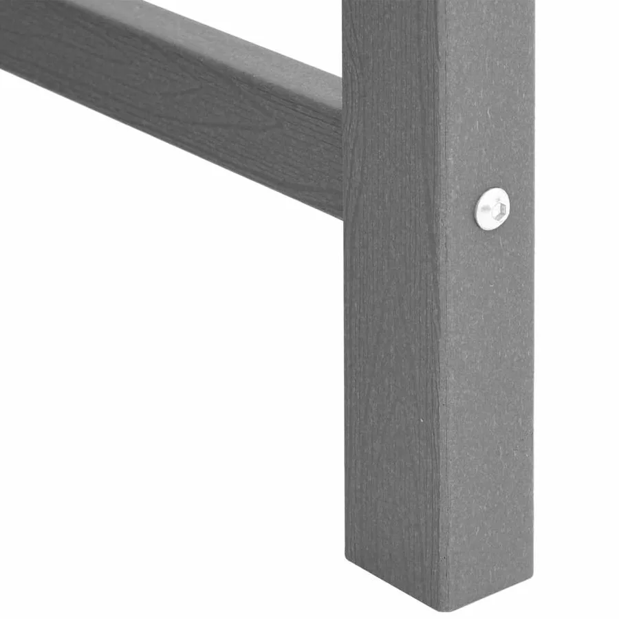 Chaise de jardin 6 pcs Gris clair 65,5 x 59 x 88 cm - 10