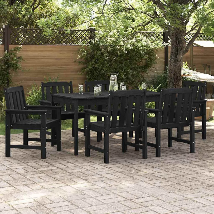 Chaise de jardin 6 pcs Gris clair 65,5 x 59 x 88 cm - 13