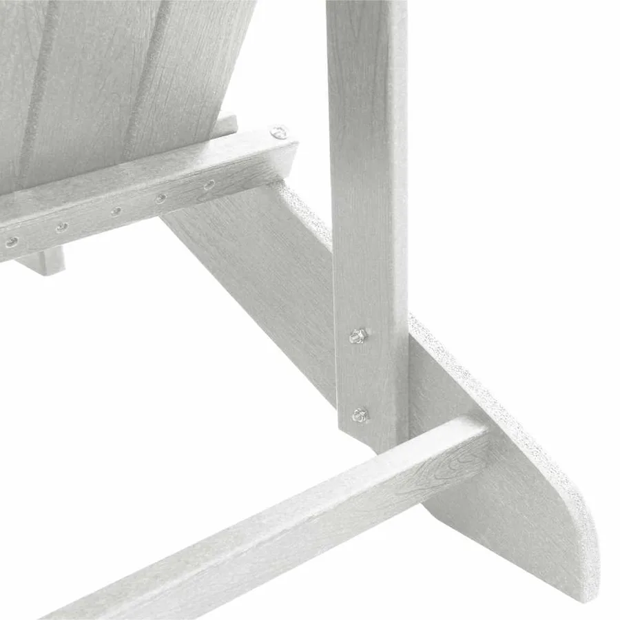 Chaise de jardin 2 pcs Blanc 83 x 74 x 92 cm Polyéthylène - 8