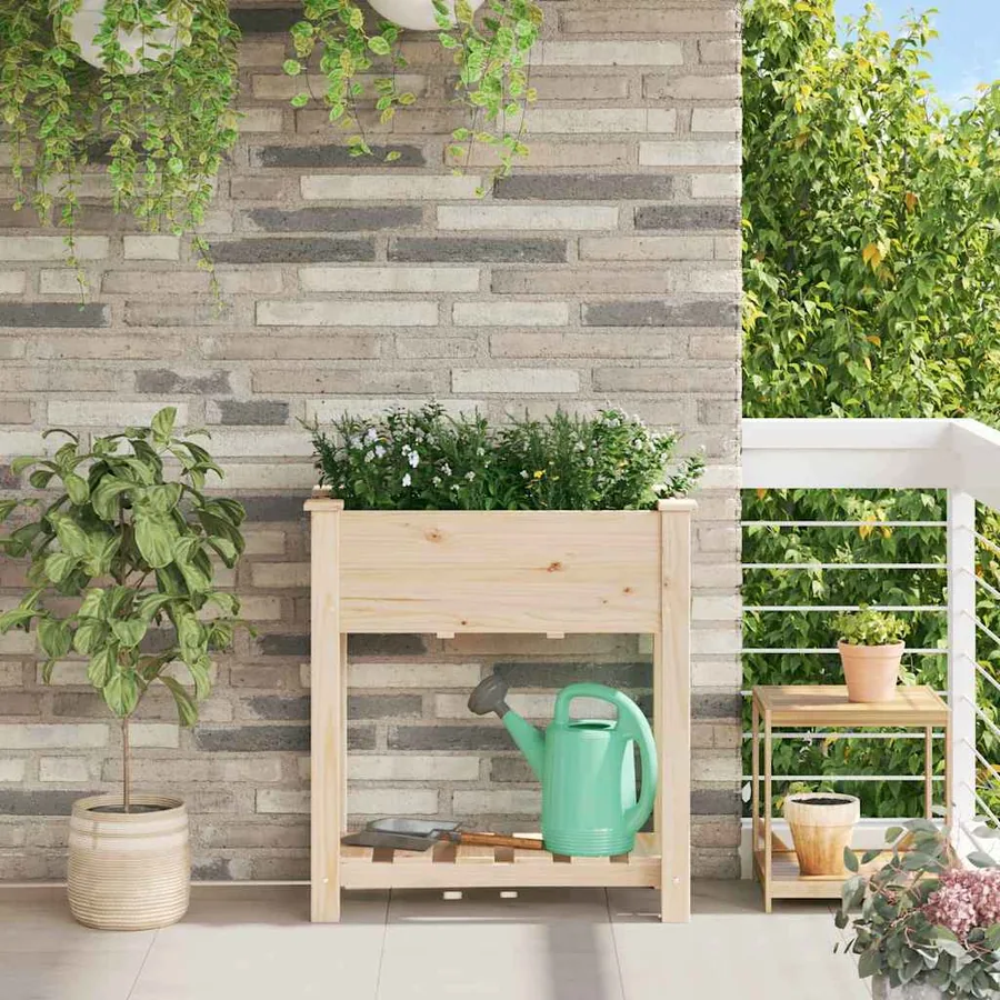 Cache-pot de jardin Beige 71 x 37 x 76,5 cm