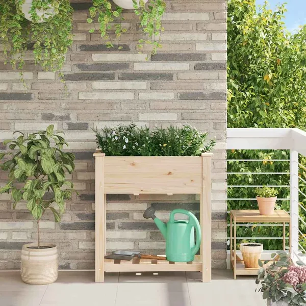 Cache-pot de jardin Beige 71 x 37 x 76,5 cm