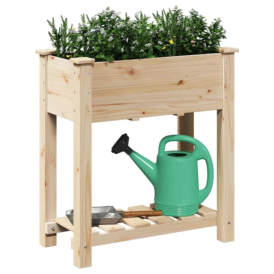 Cache-pot de jardin Beige 71 x 37 x 76,5 cm - 3