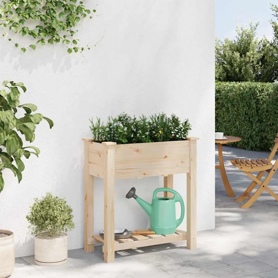 Cache-pot de jardin Beige 71 x 37 x 76,5 cm - 4