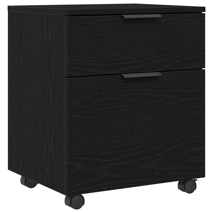 Cabinet de Dossier Chêne noir 45 x 38 x 54 cm Bois d'ingénierie - 2
