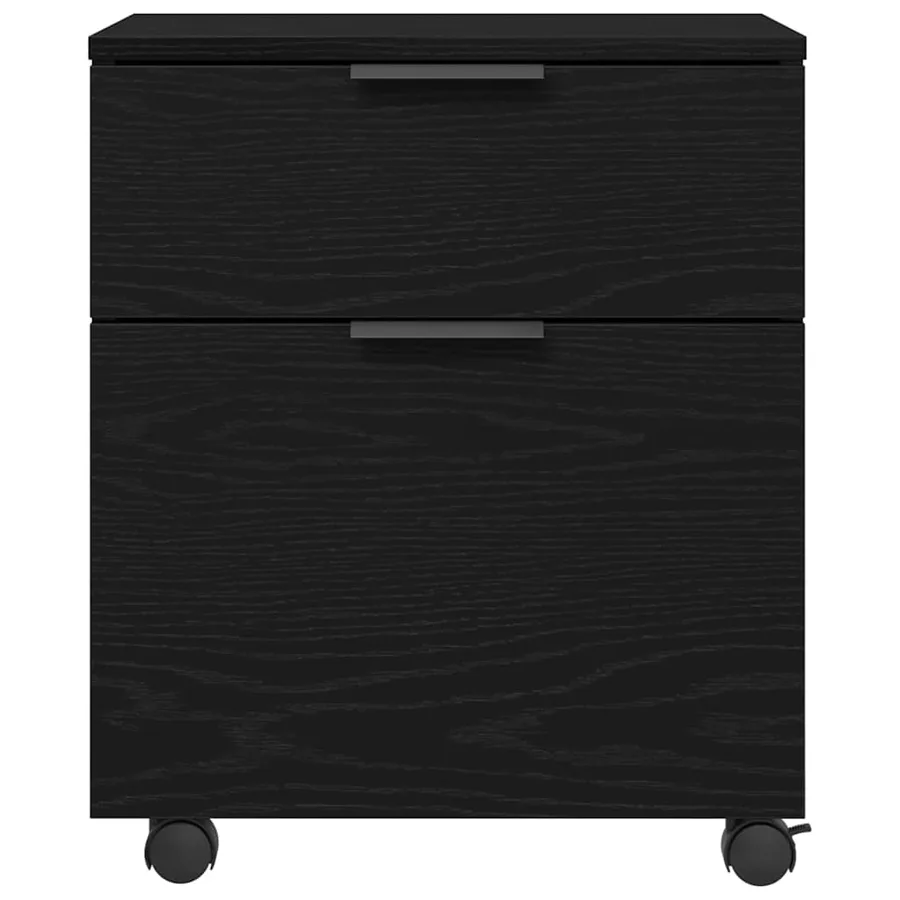 Cabinet de Dossier Chêne noir 45 x 38 x 54 cm Bois d'ingénierie - 6