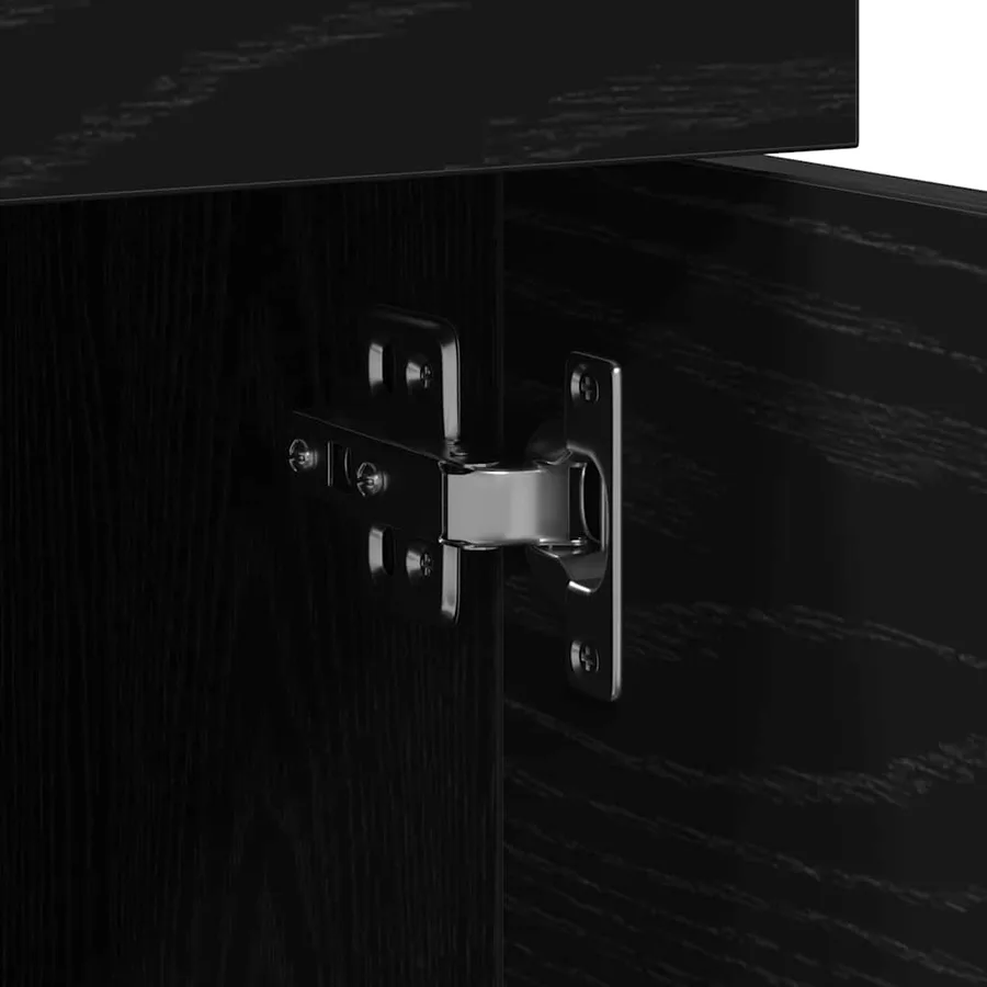 Cabinet de Dossier Chêne noir 45 x 38 x 54 cm Bois d'ingénierie - 9