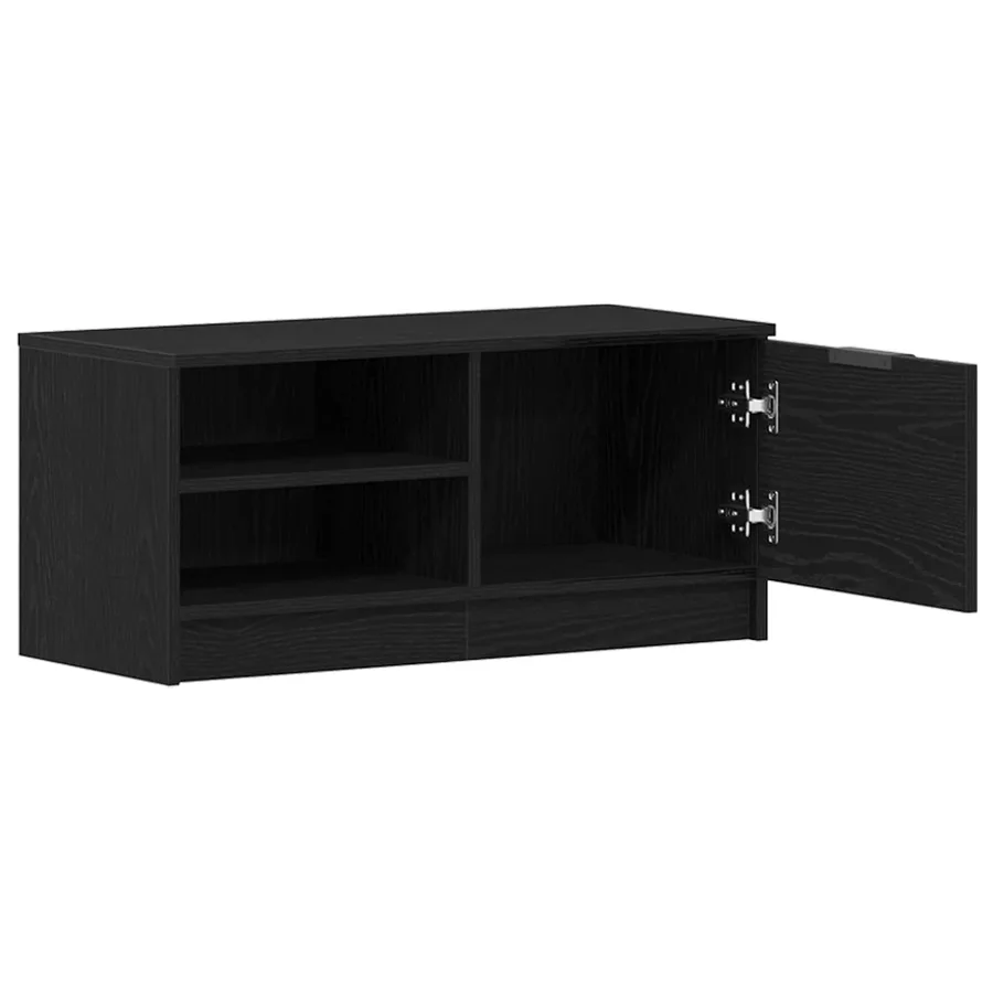 Meuble TV 2 pcs Chêne noir 80 x 35 x 36,5 cm Bois d'ingénierie - 5