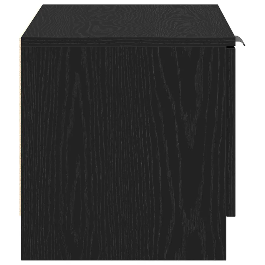 Meuble TV 2 pcs Chêne noir 80 x 35 x 36,5 cm Bois d'ingénierie - 7