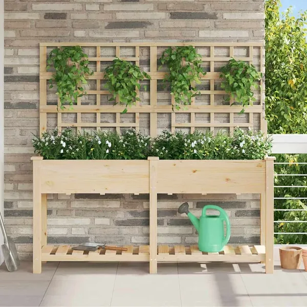 Cache-pot de jardin Beige 161 x 46 x 152,5 cm