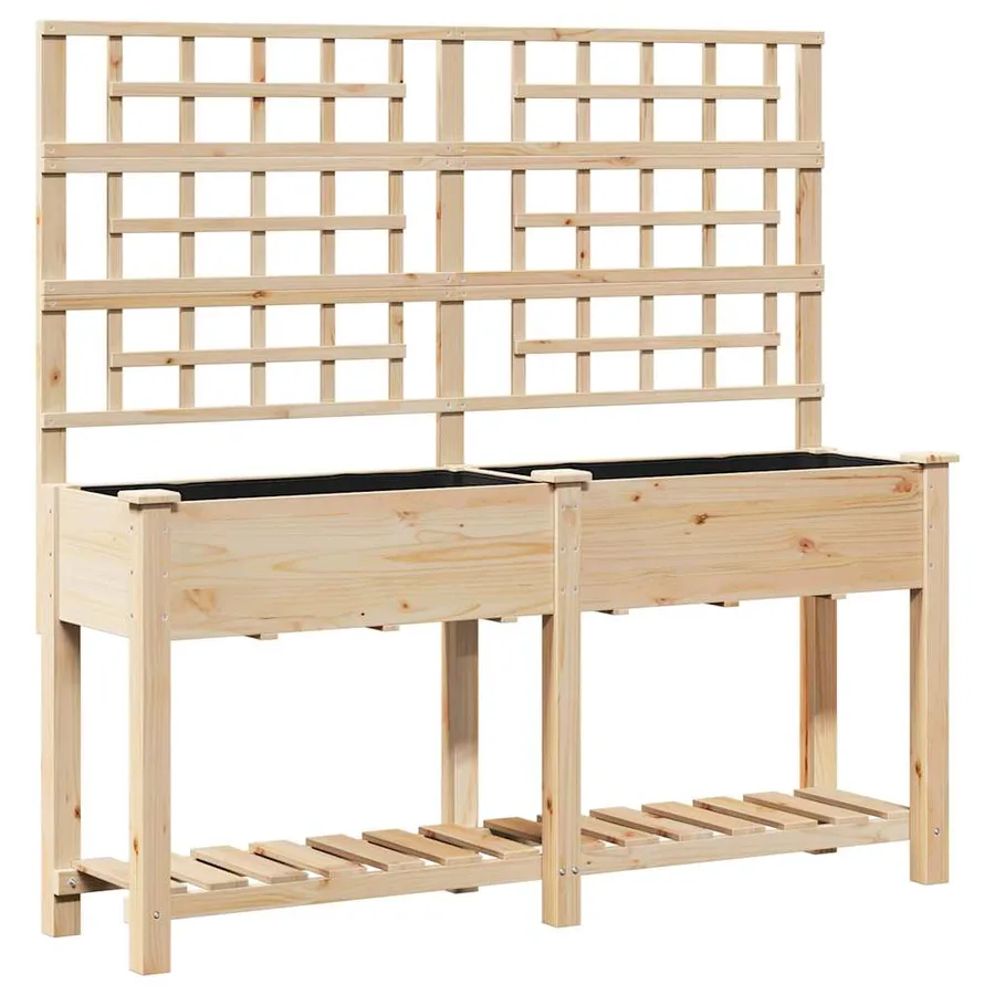Cache-pot de jardin Beige 161 x 46 x 152,5 cm - 2